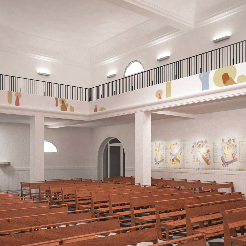 <strong>Projekt modernizacji wnętrza kościoła</strong><br/>Toulon 2022